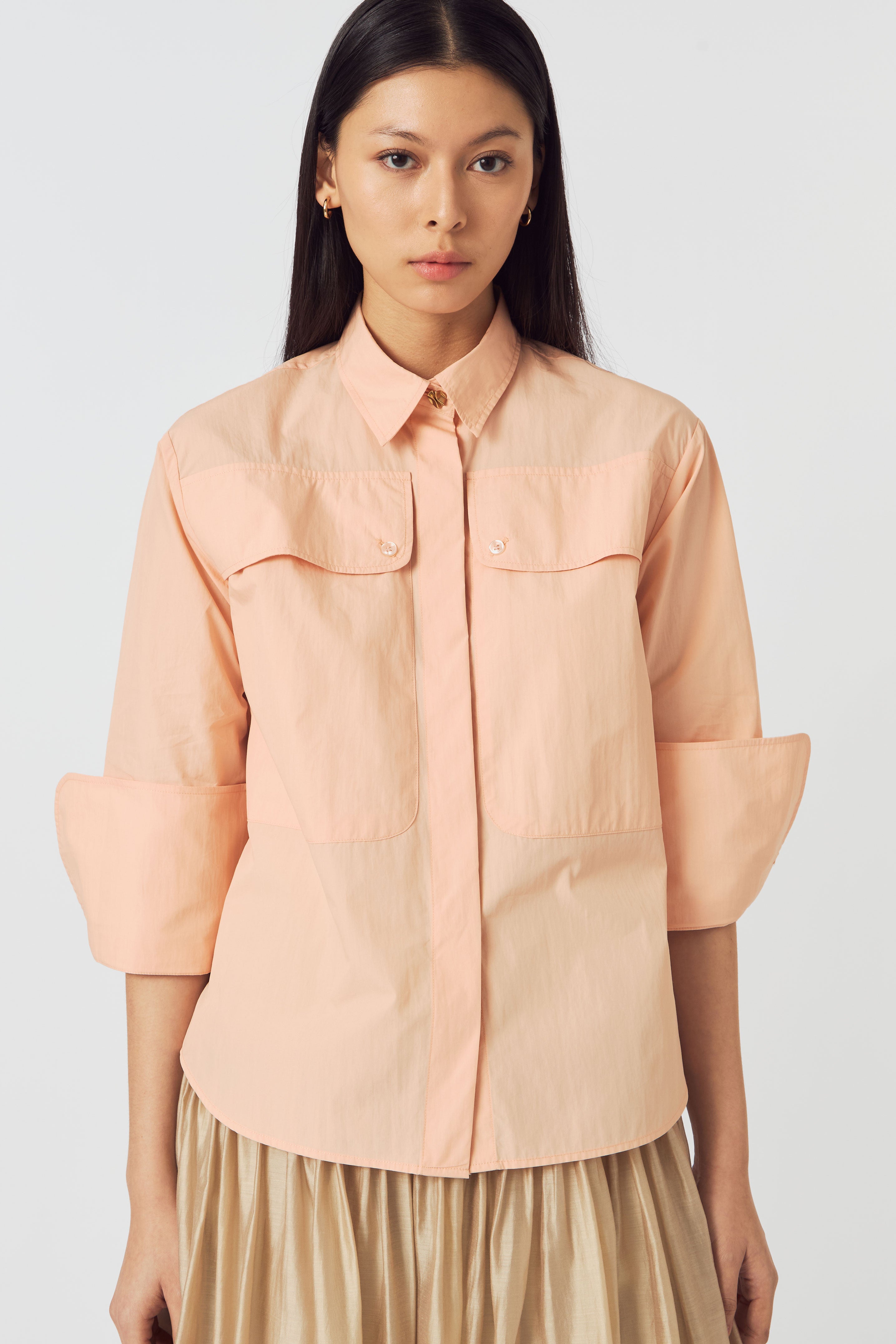 JEAN SHIRT CORAL