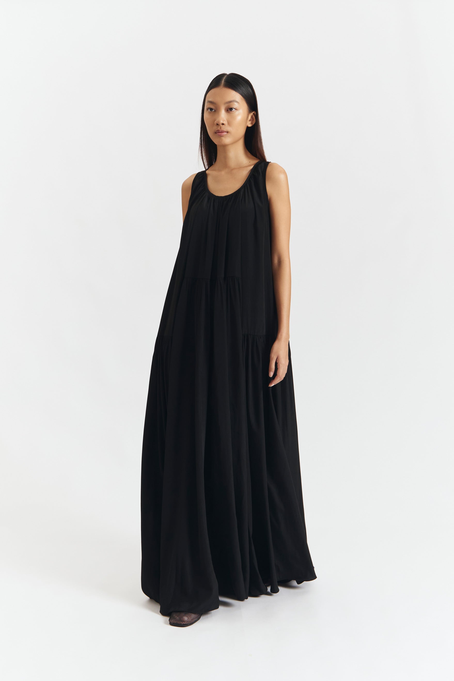 PLIO DRESS BLACK