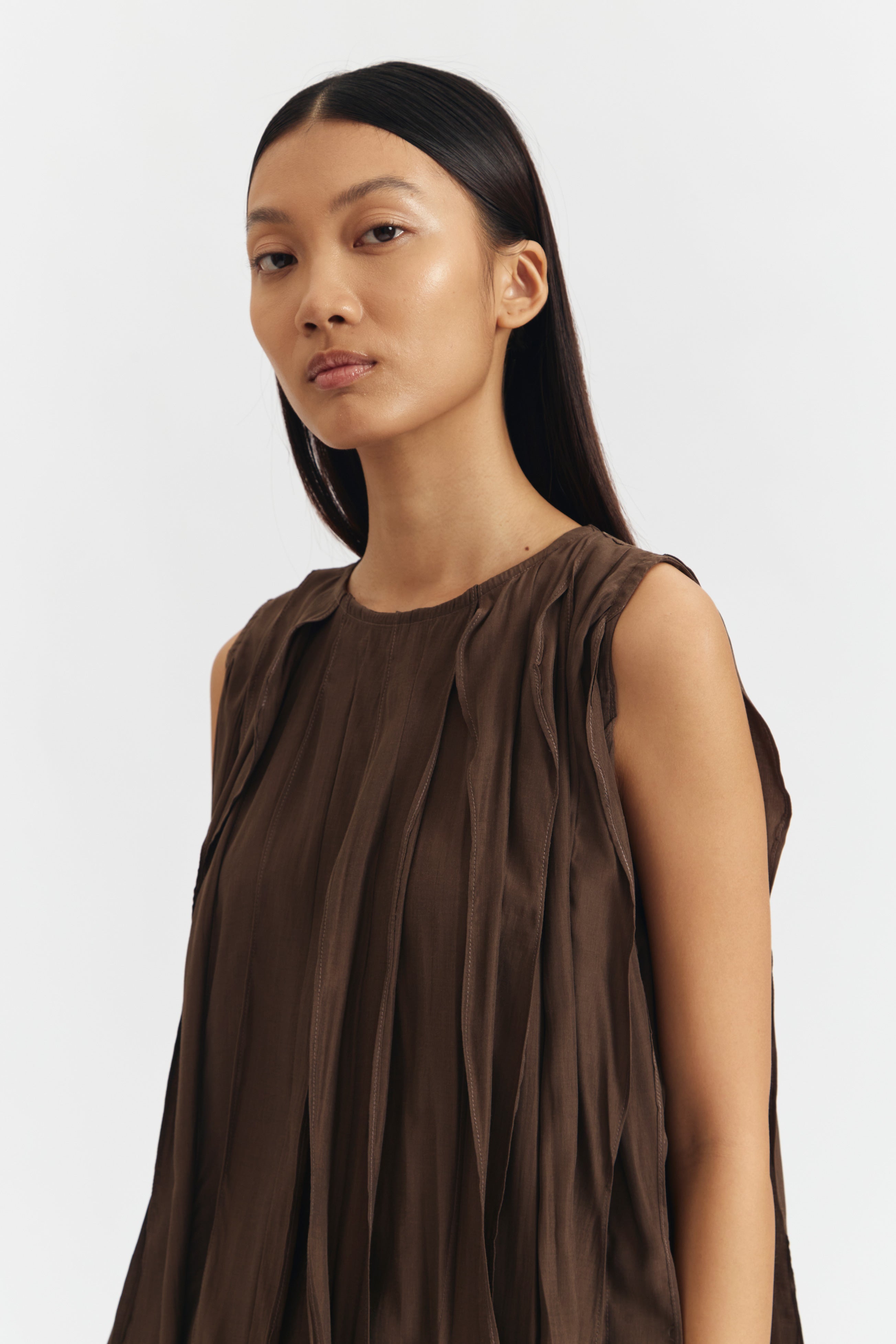 ZAVI TOP DARK BROWN