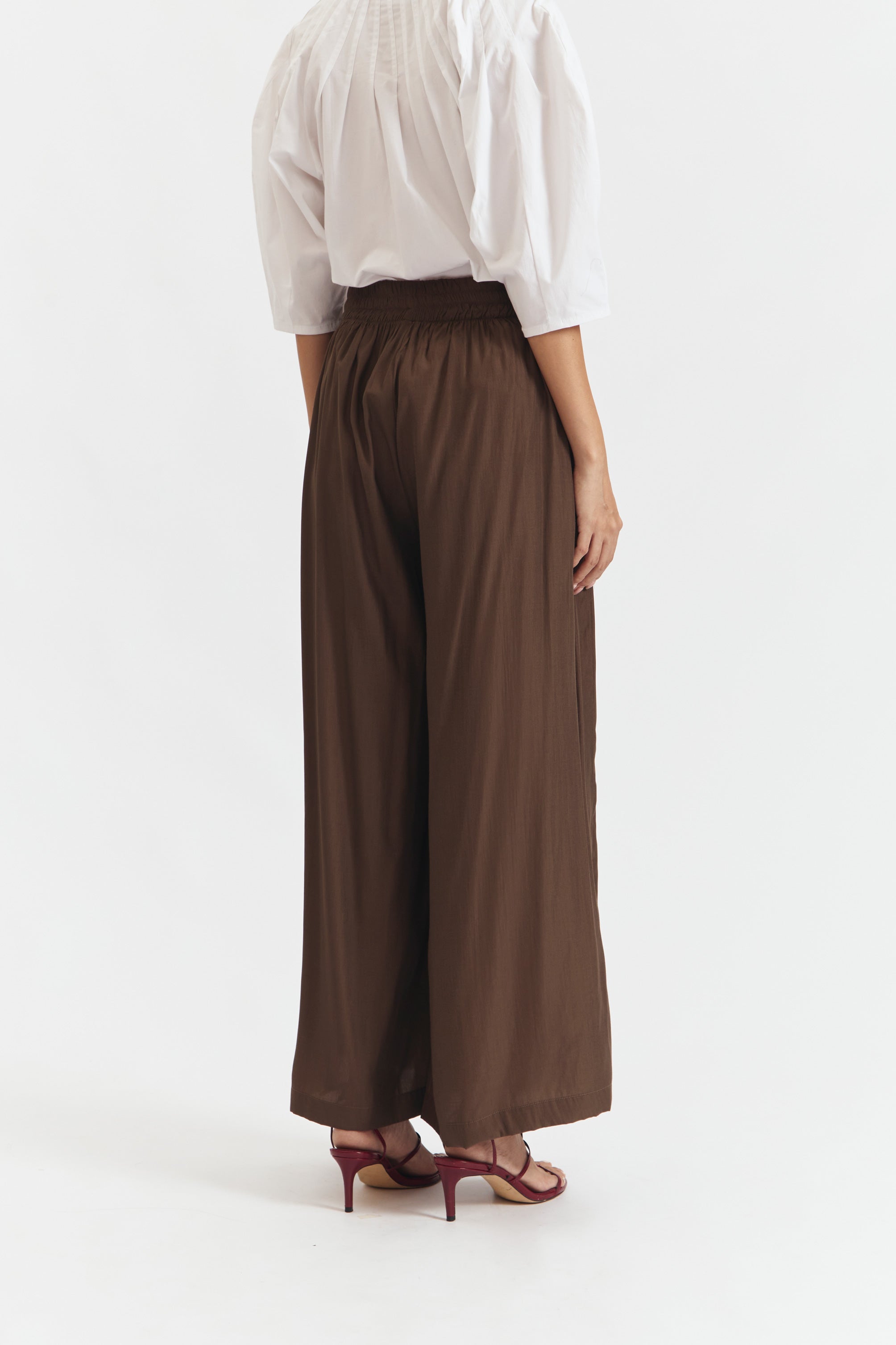 ZICCA PANTS DARK BROWN