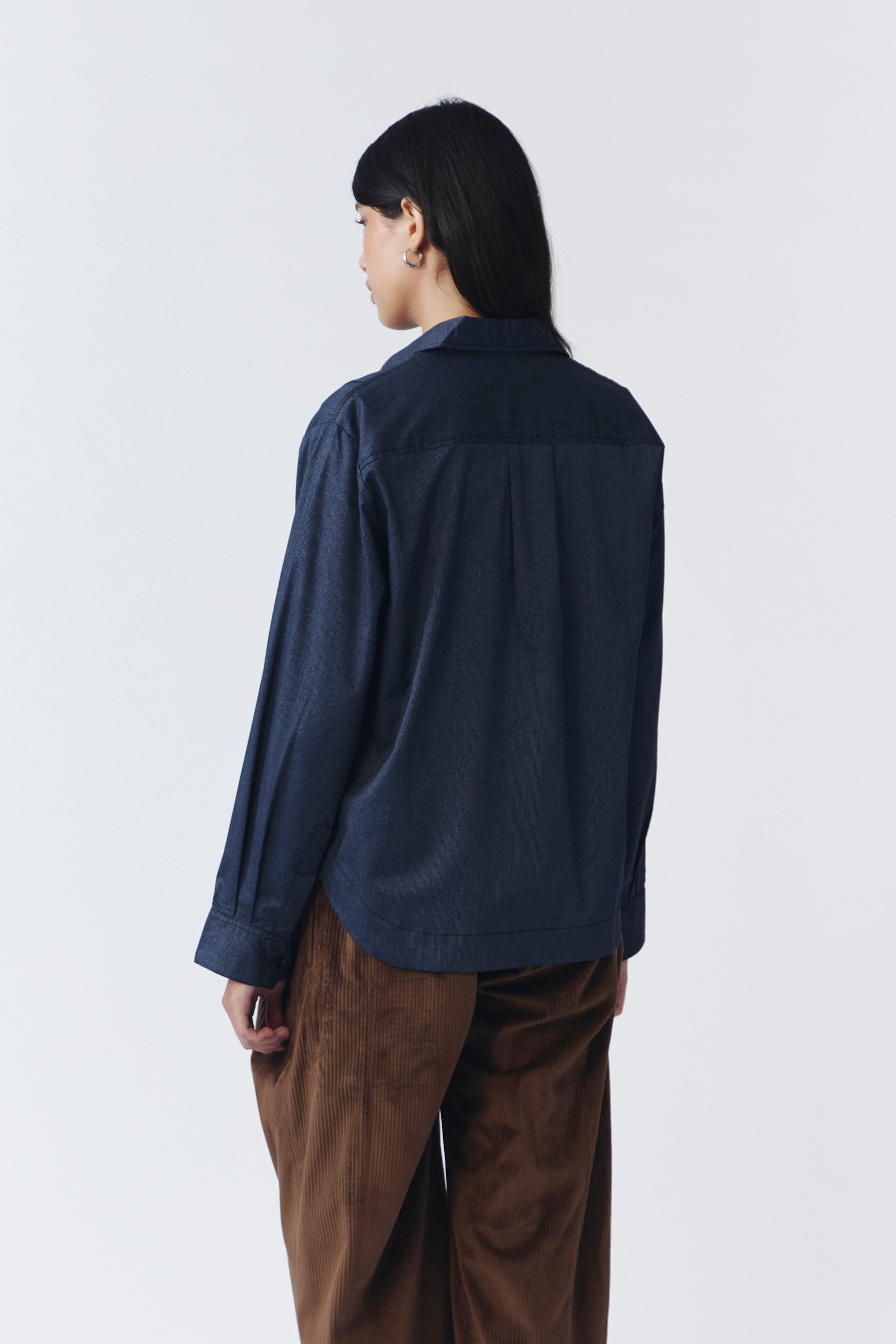YARRA OVERSIZED SHIRT NAVY