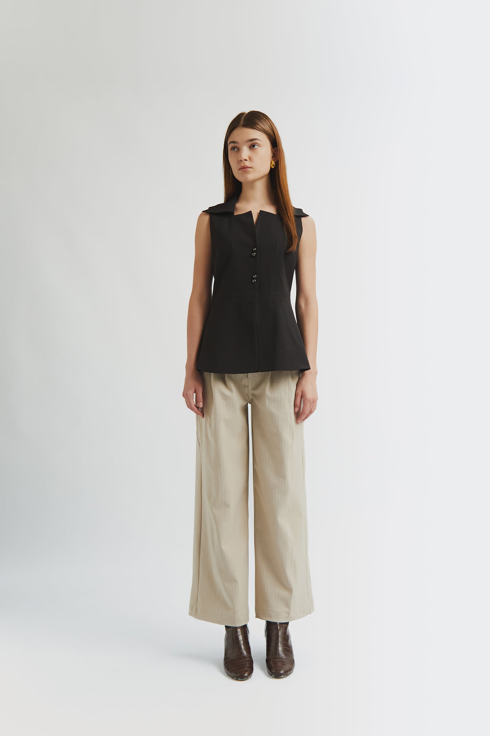 CLOVER TOP BLACK