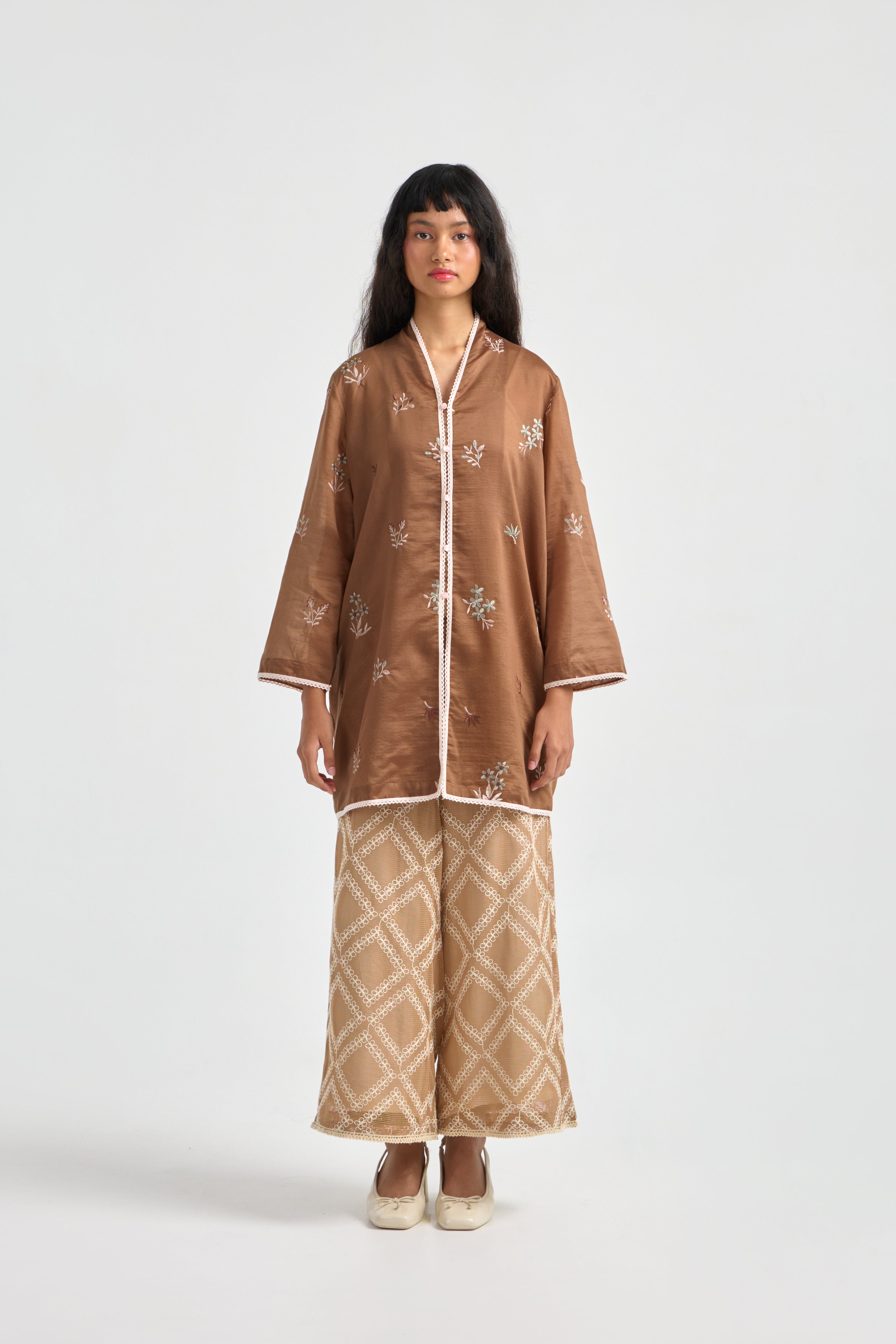 CERFA TOP DARK BROWN