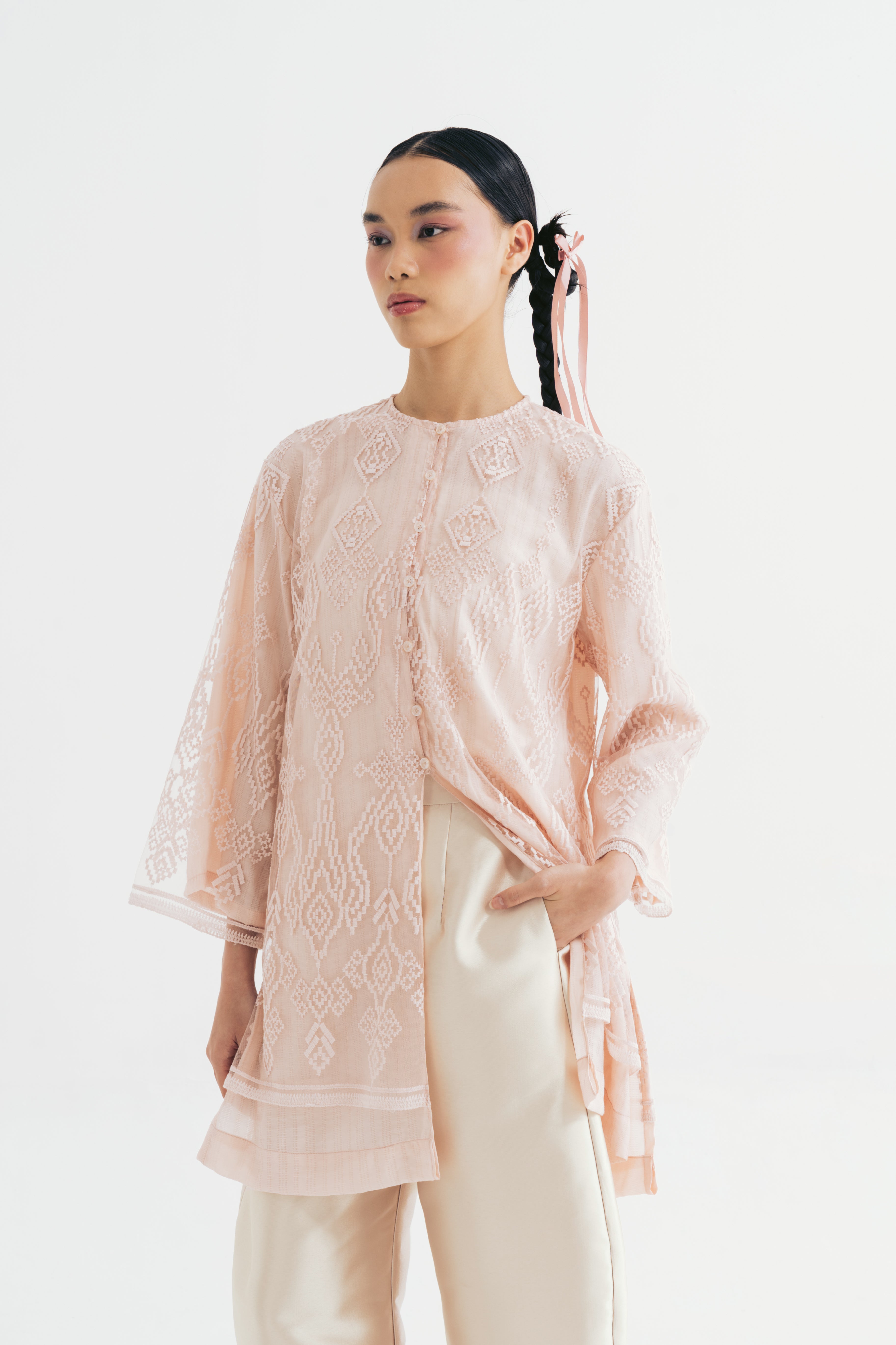 REINA TOP DUSTY PINK