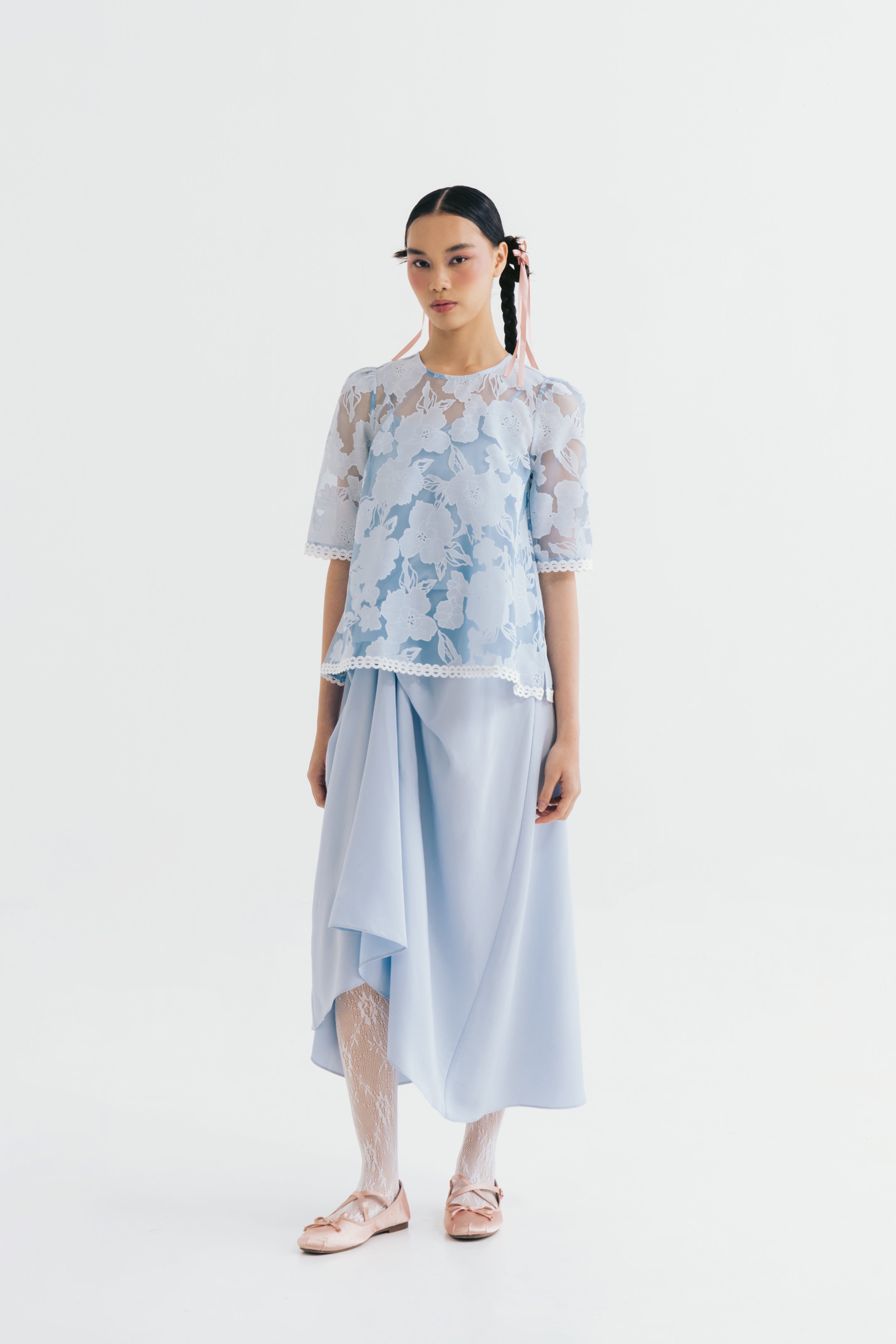 LUCA SET DRESS SKYBLUE
