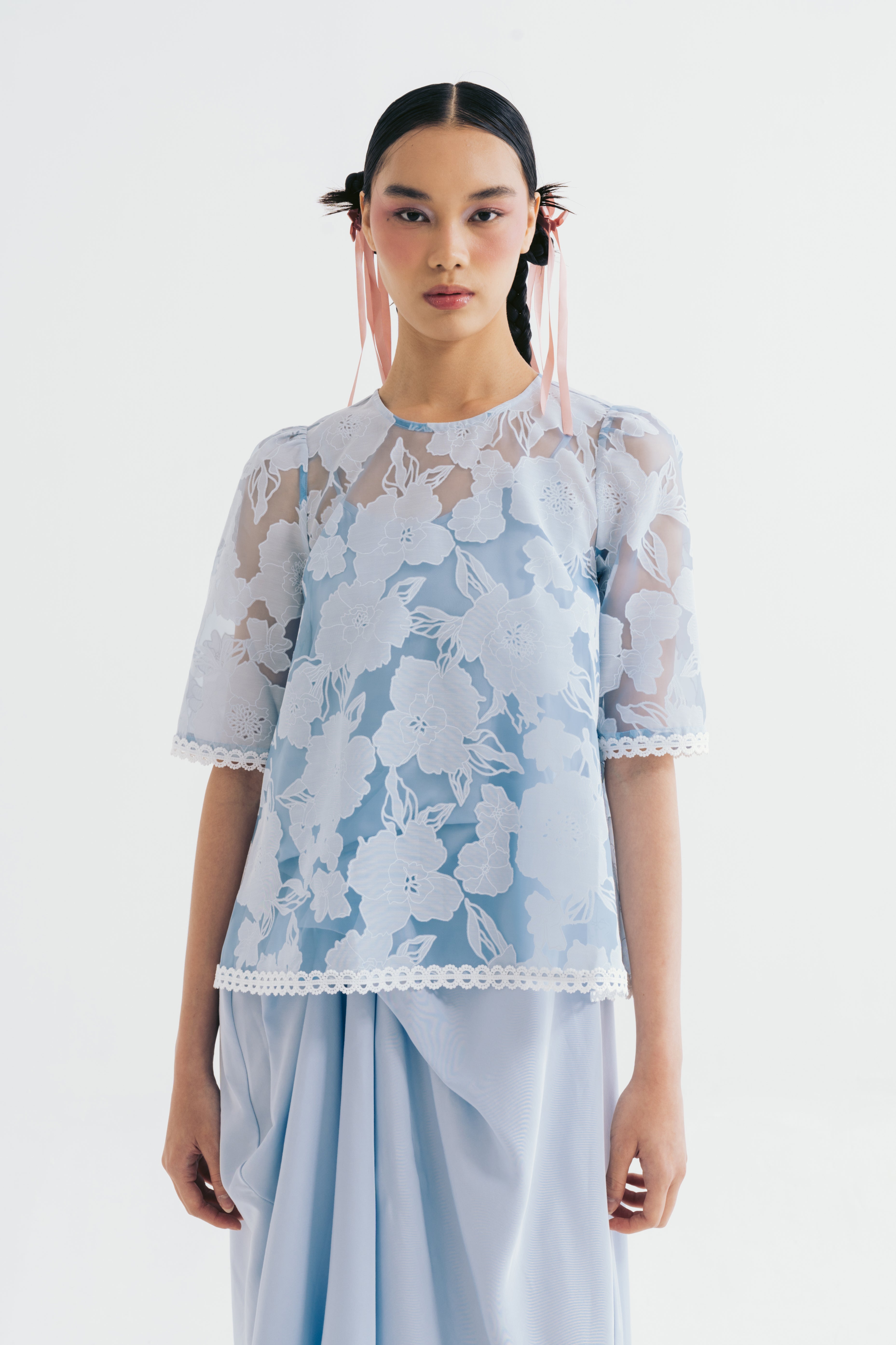 LUCA SET DRESS SKYBLUE