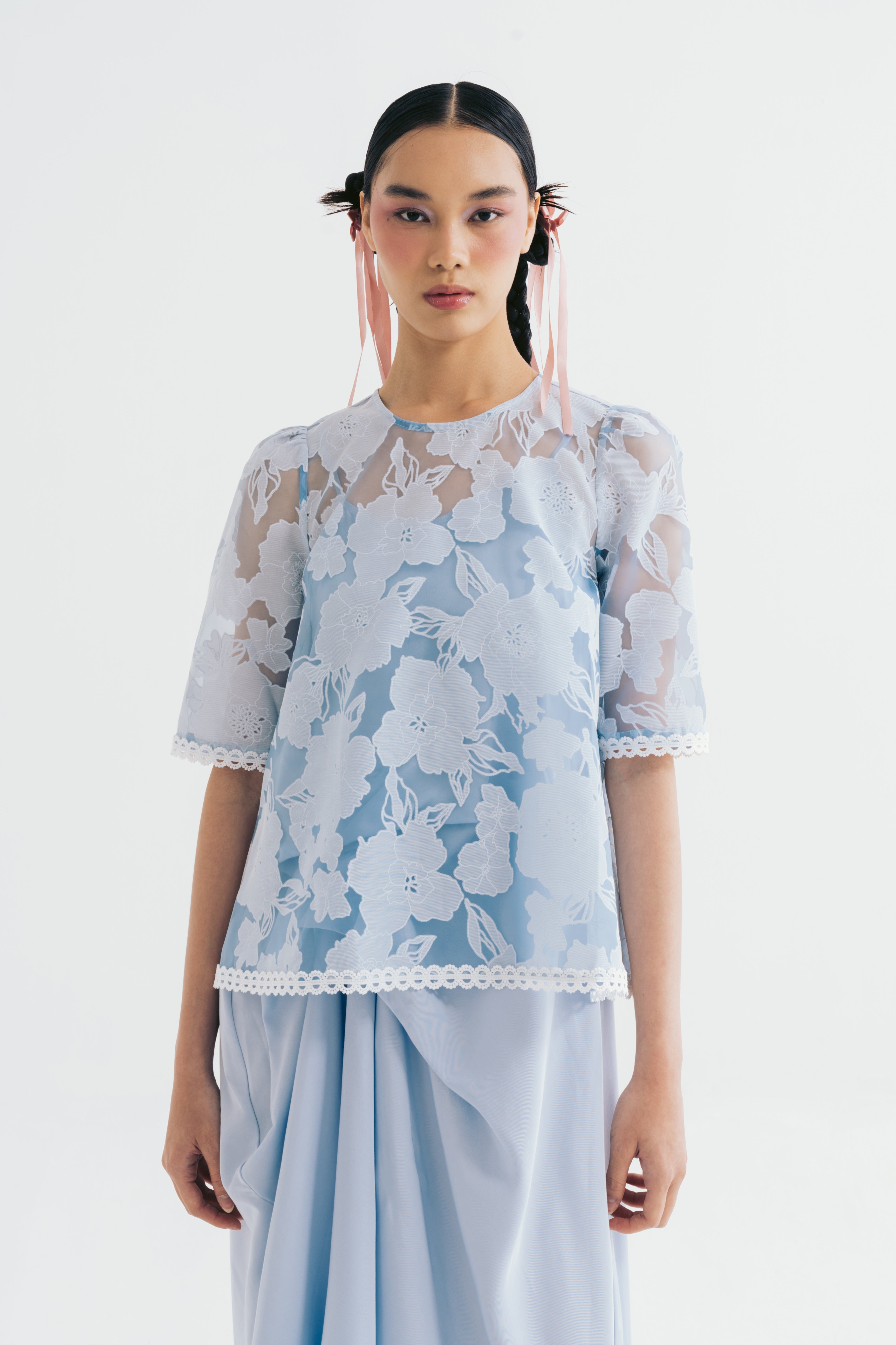 LUCA SET DRESS SKYBLUE