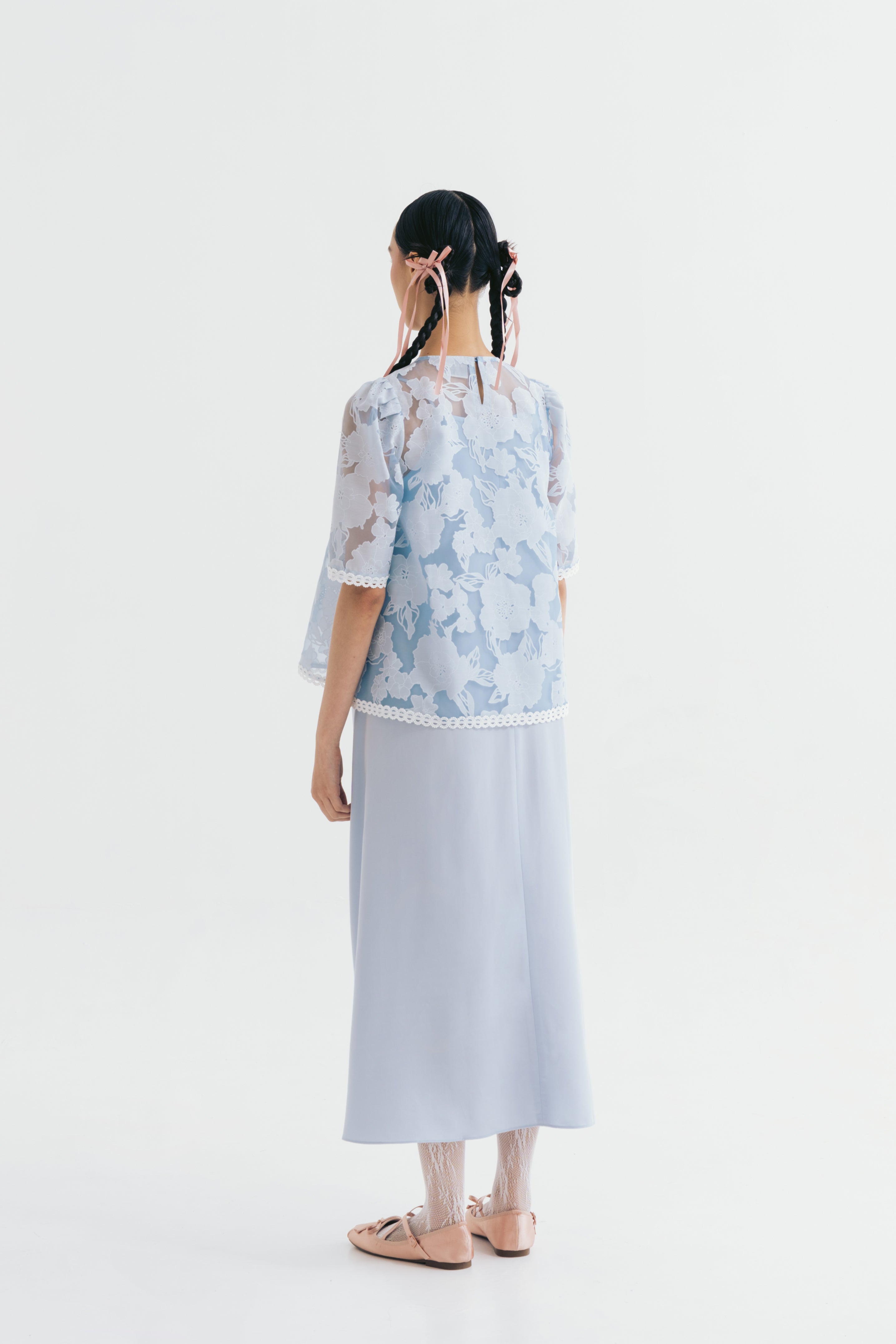 LUCA SET DRESS SKYBLUE