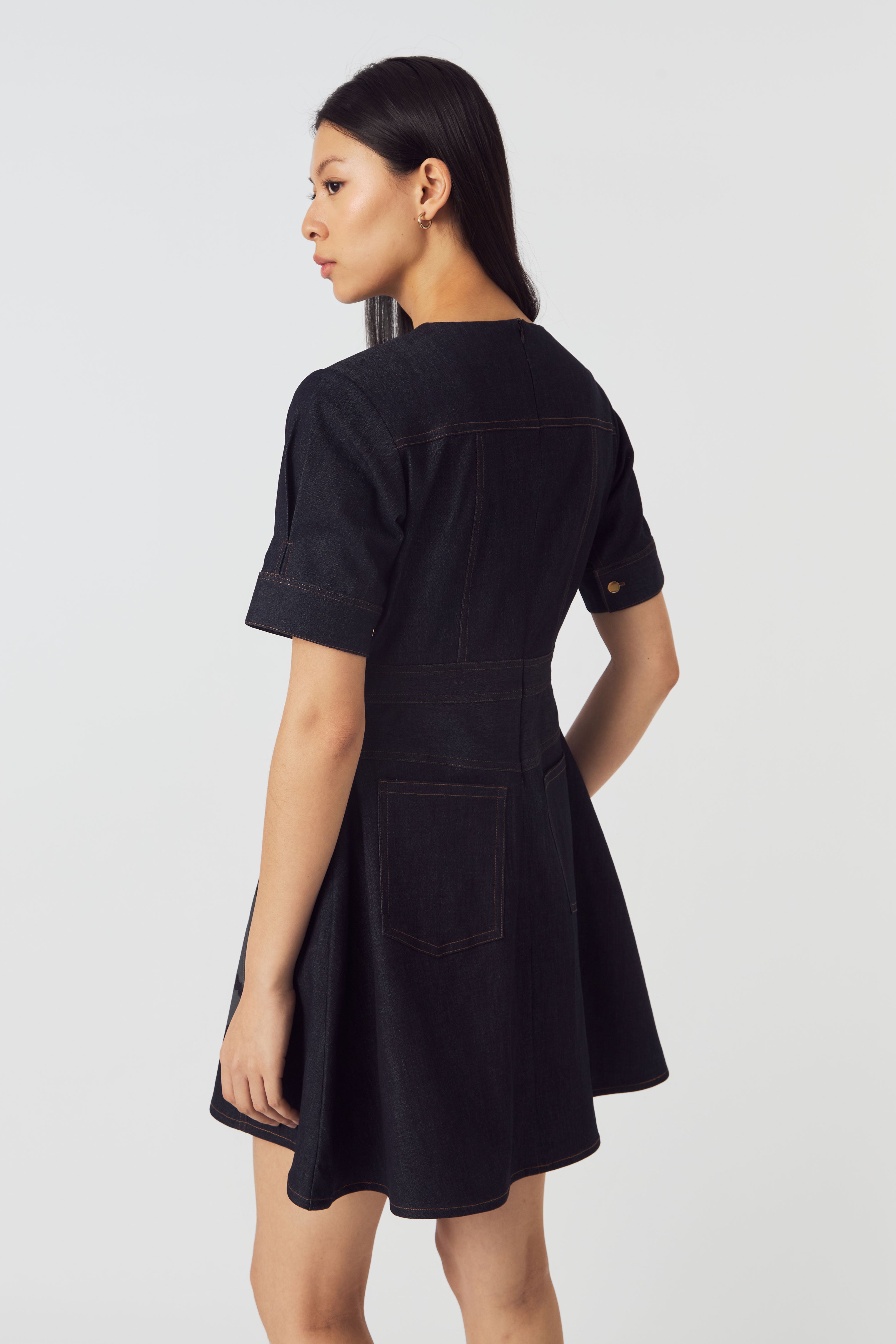 REESE DRESS DENIM