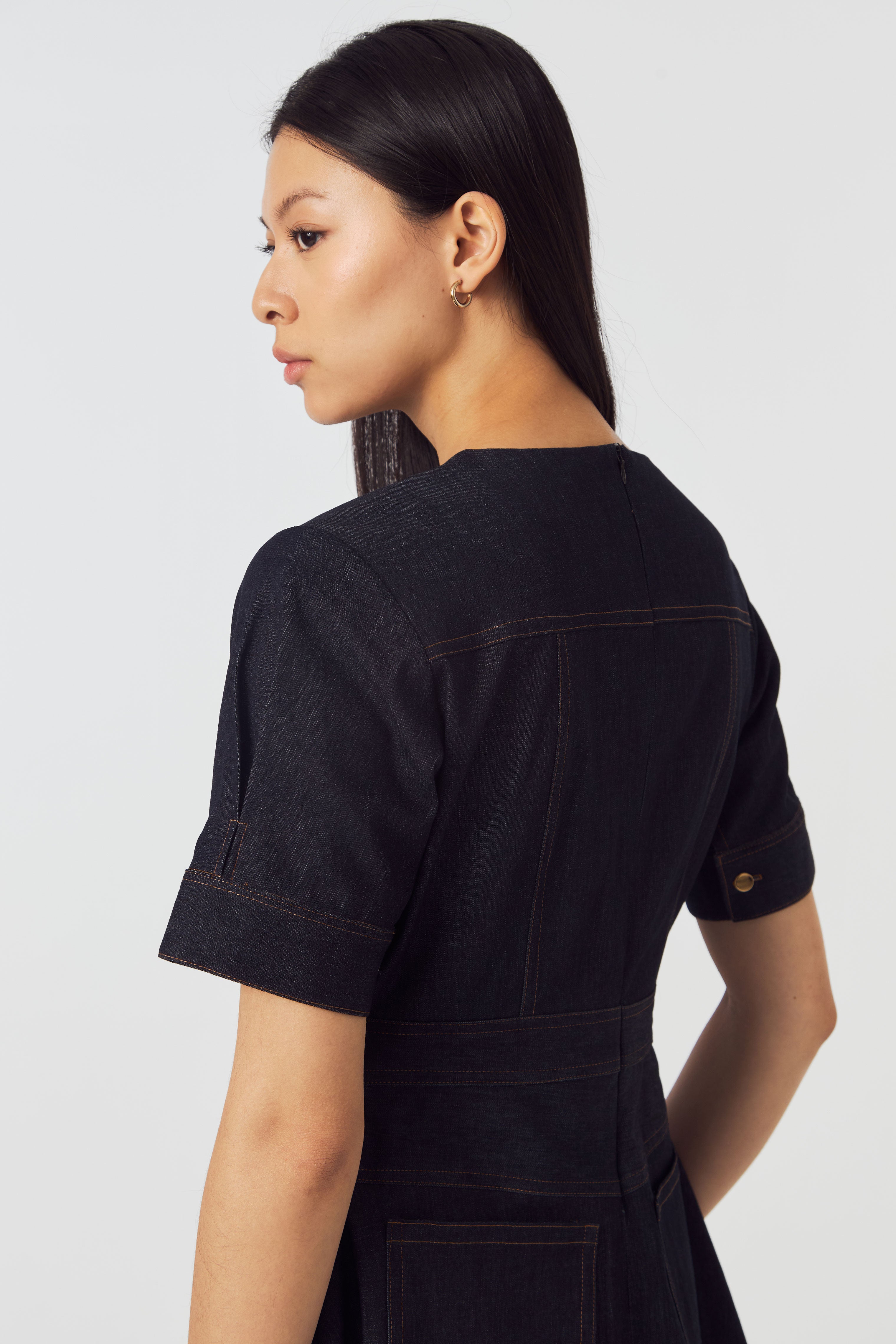 REESE DRESS DENIM