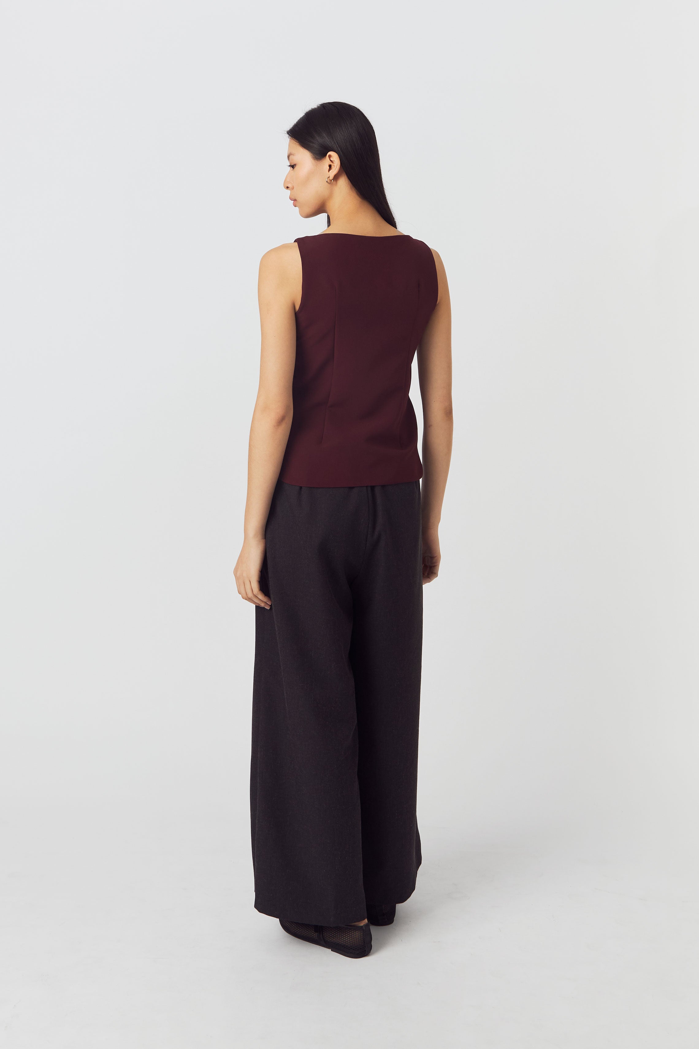 JUDY TOP MAROON