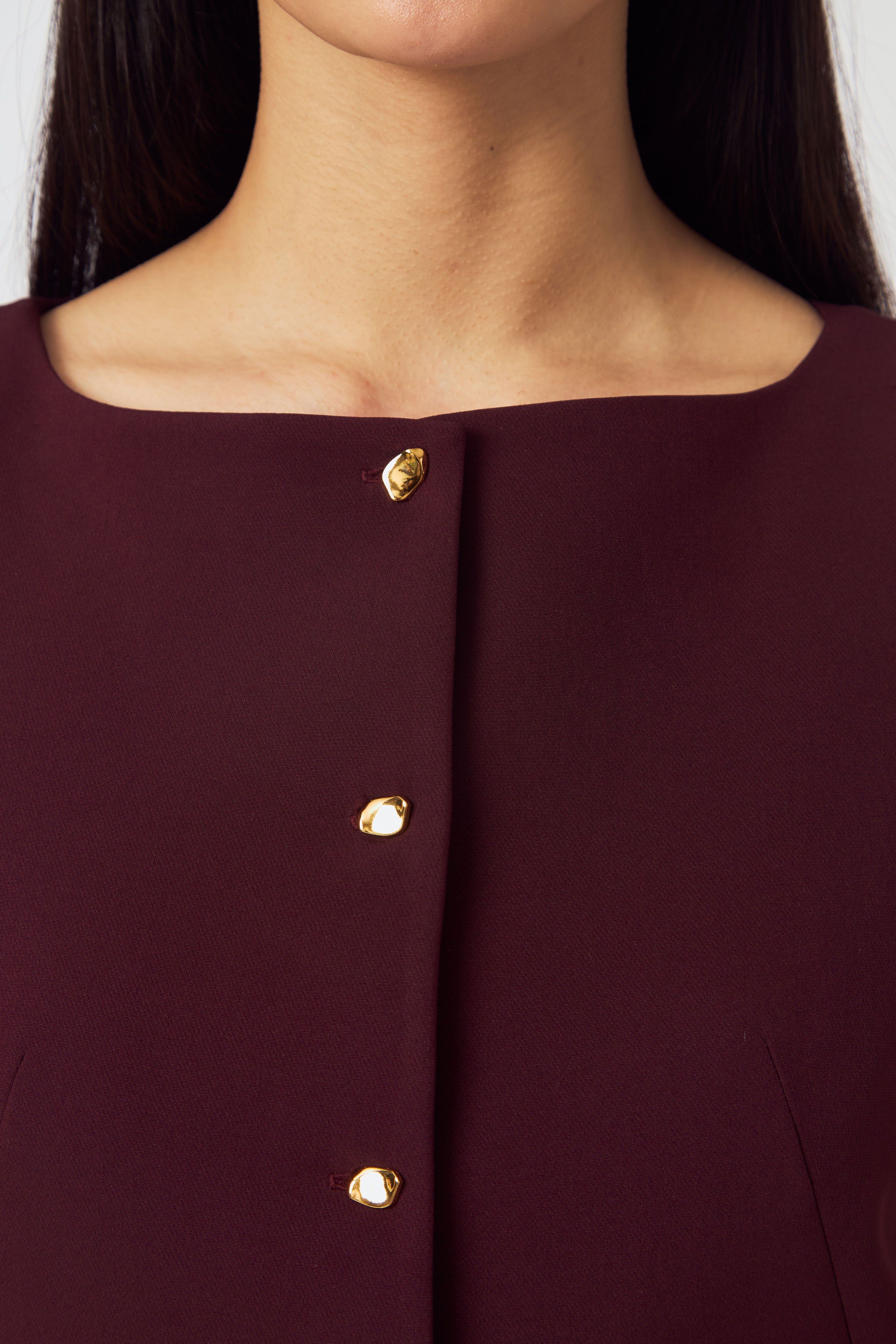 JUDY TOP MAROON
