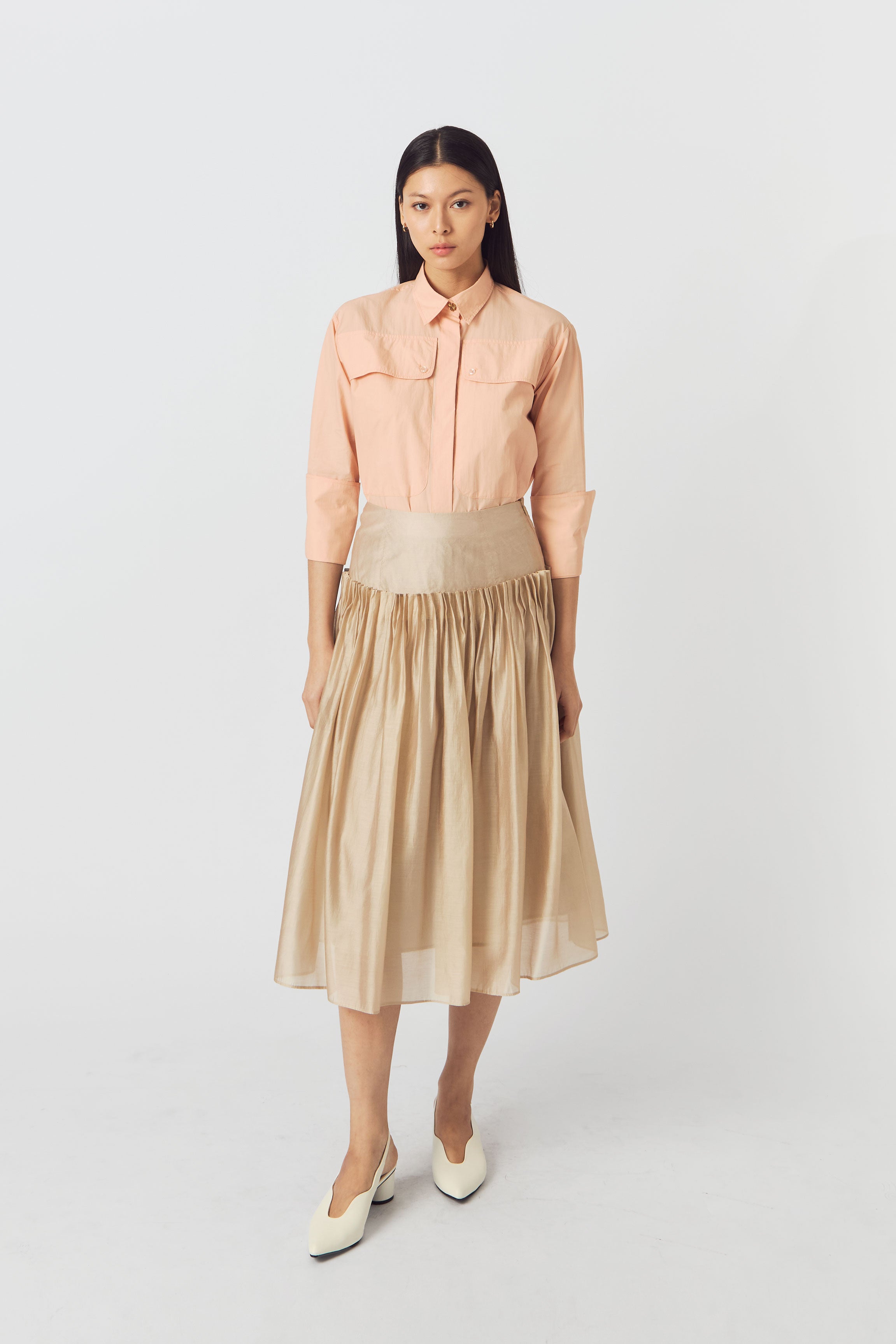 NATJA SKIRT BRONZE