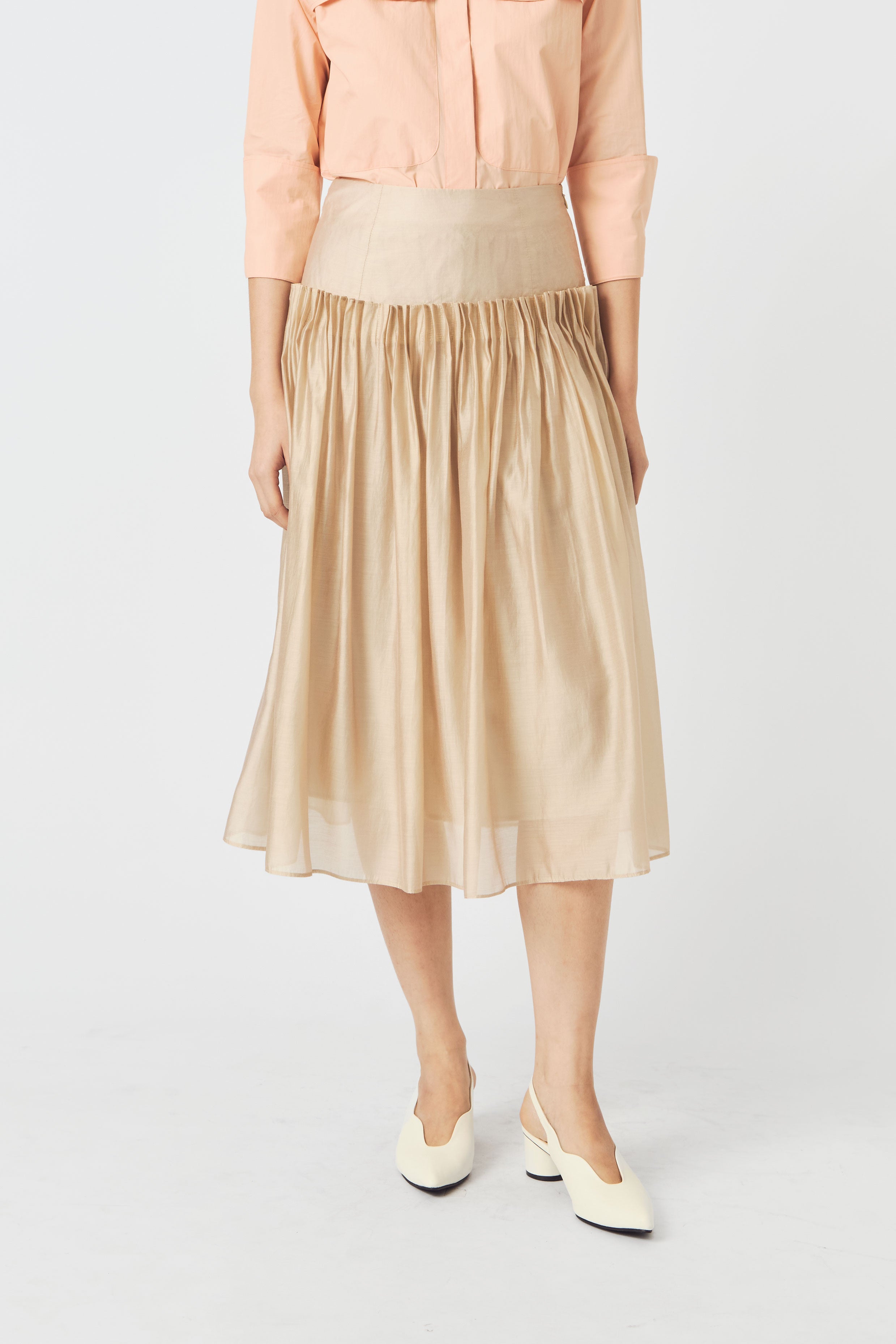 NATJA SKIRT BRONZE