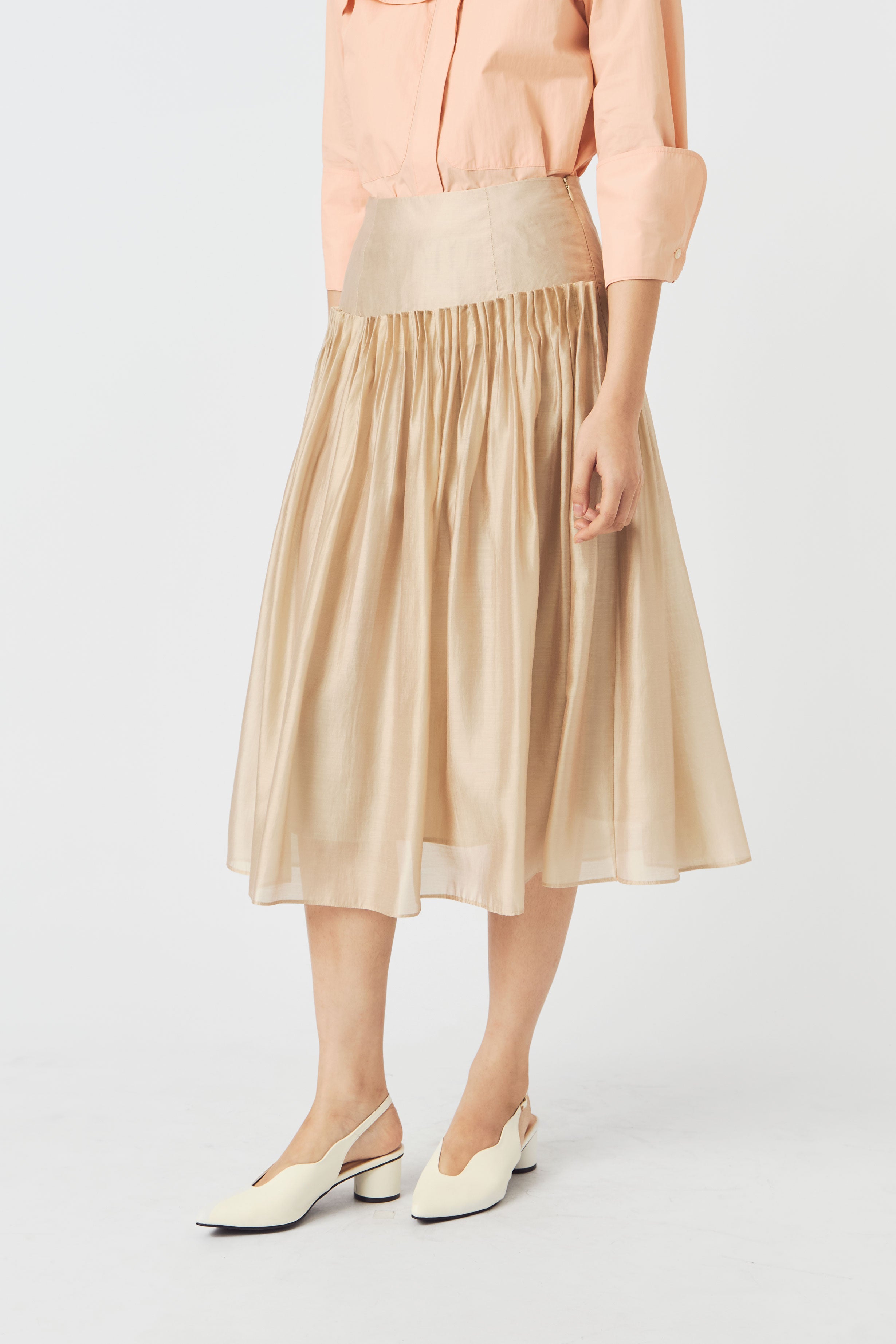 NATJA SKIRT BRONZE