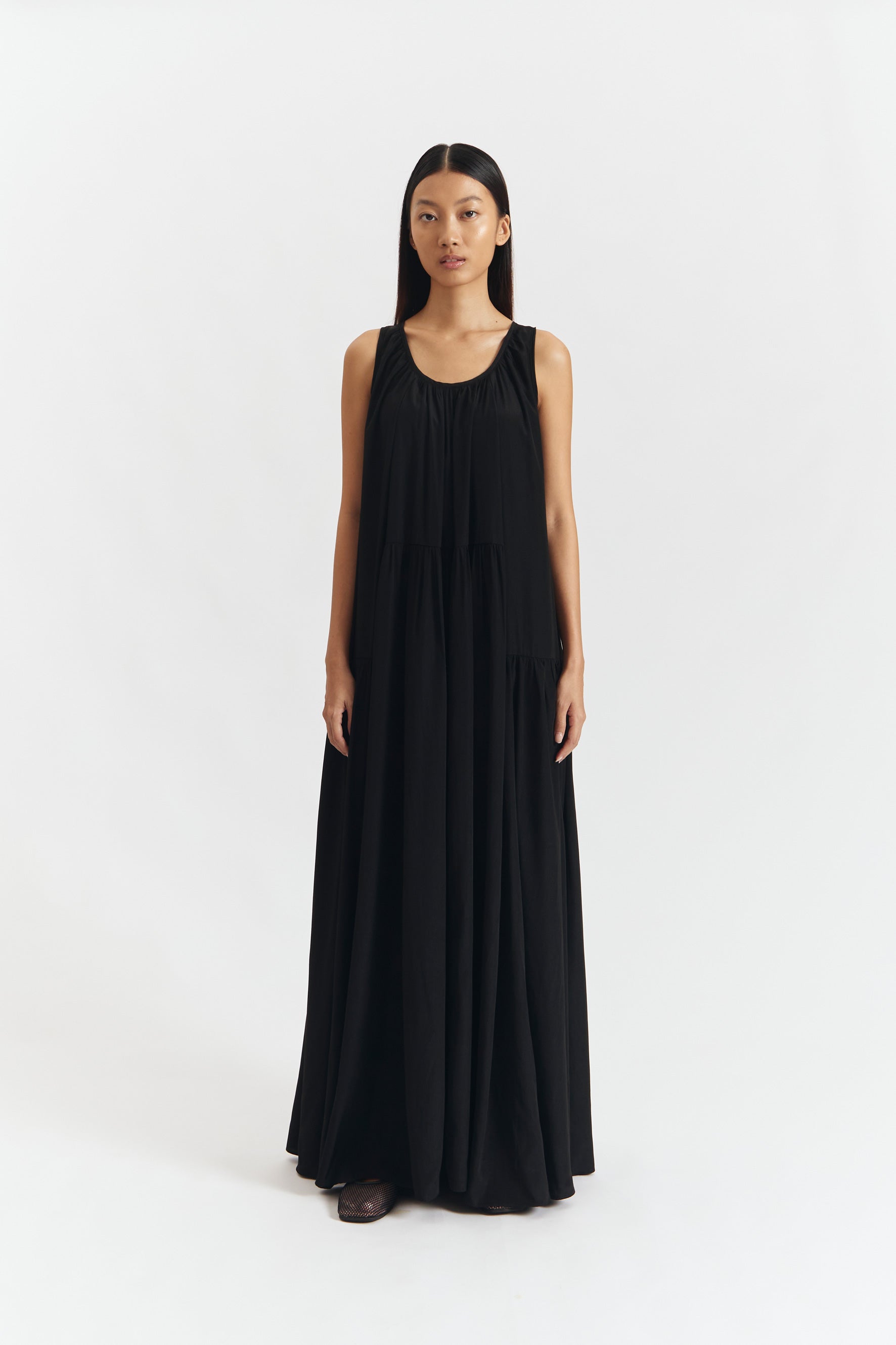 PLIO DRESS BLACK