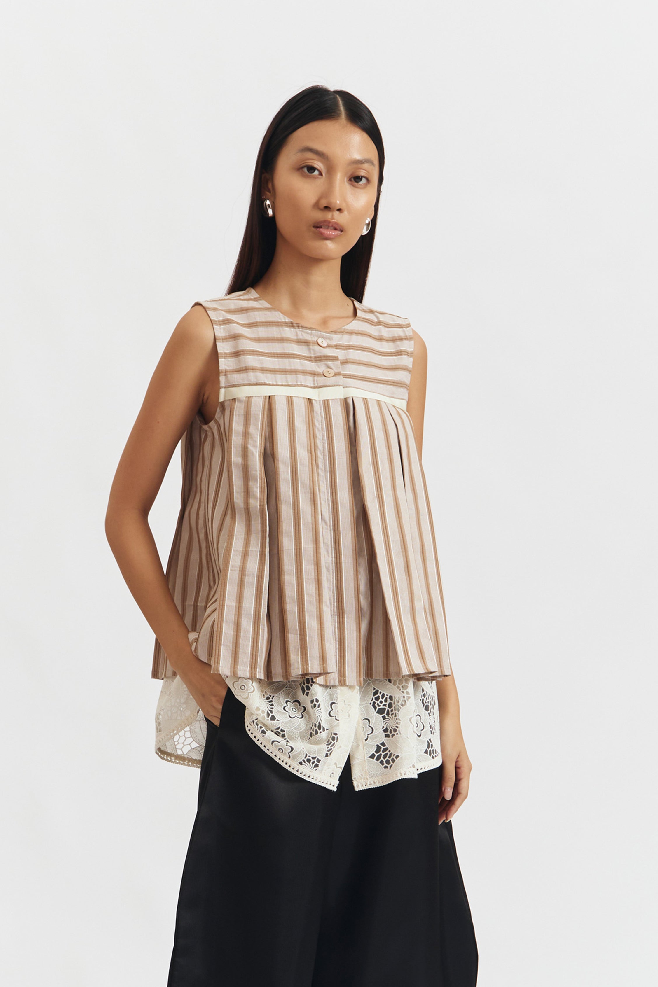 JENNA TOP BROWN