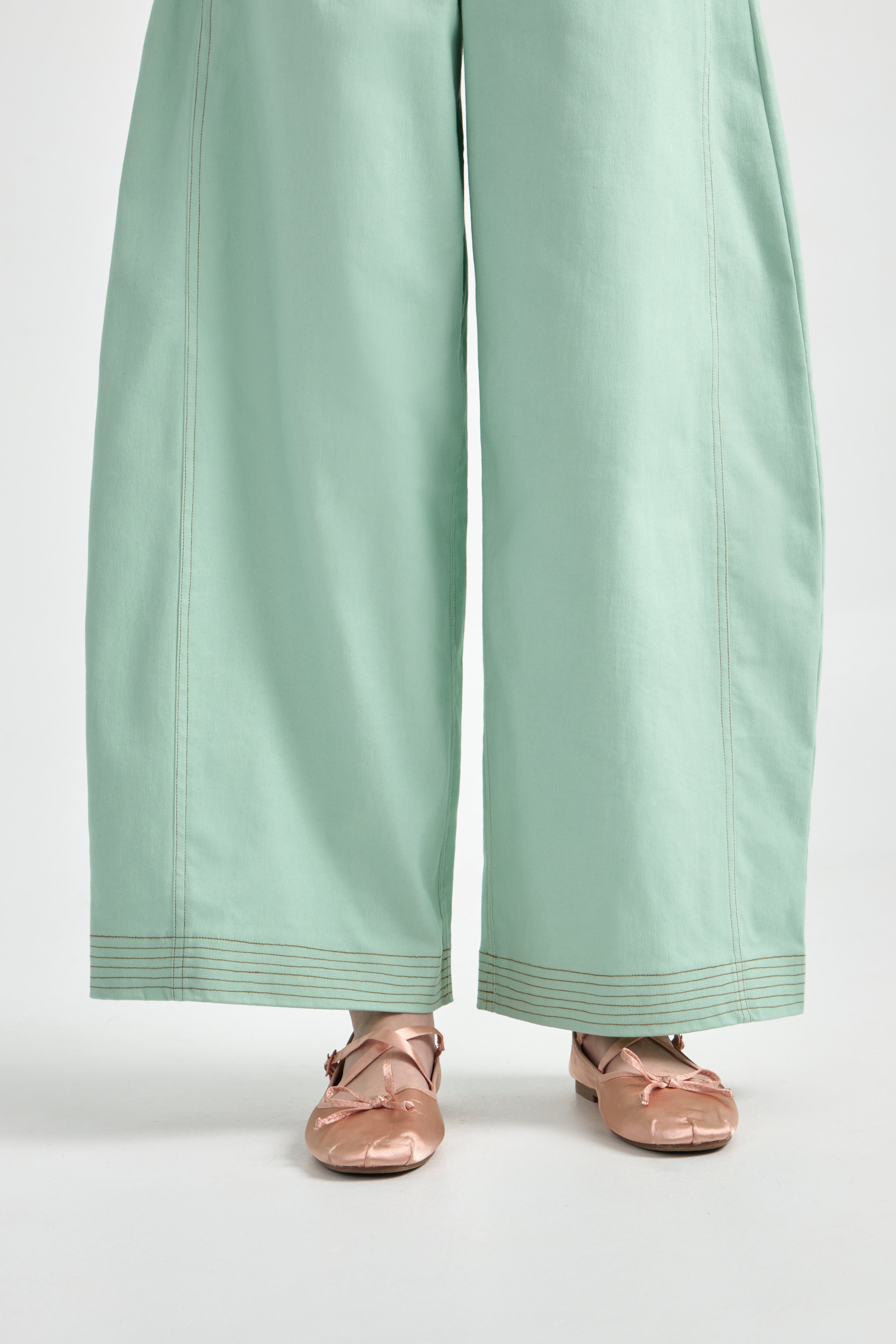 JUNNE BARREL PANTS TEAL