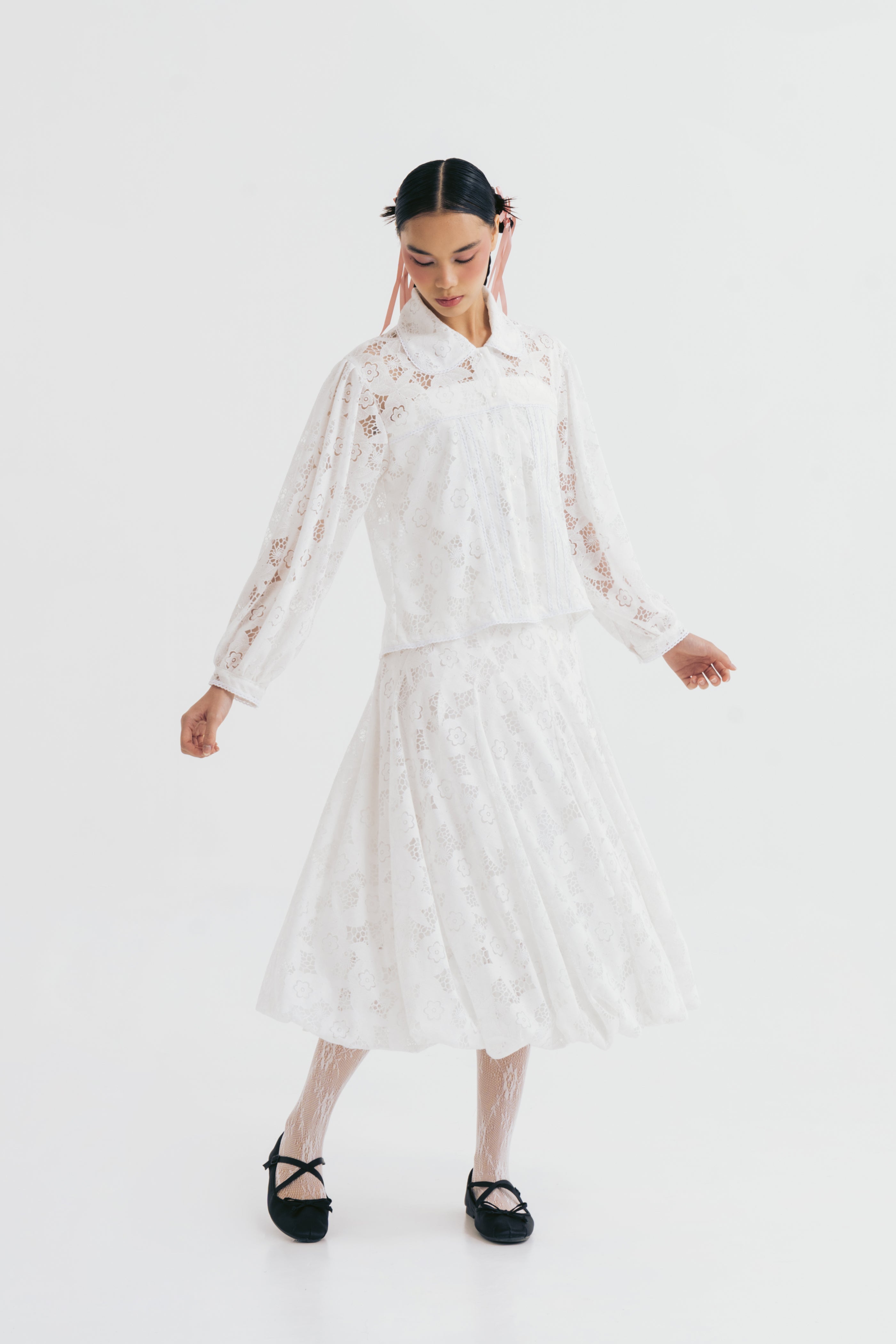 GHENA TOP WHITE