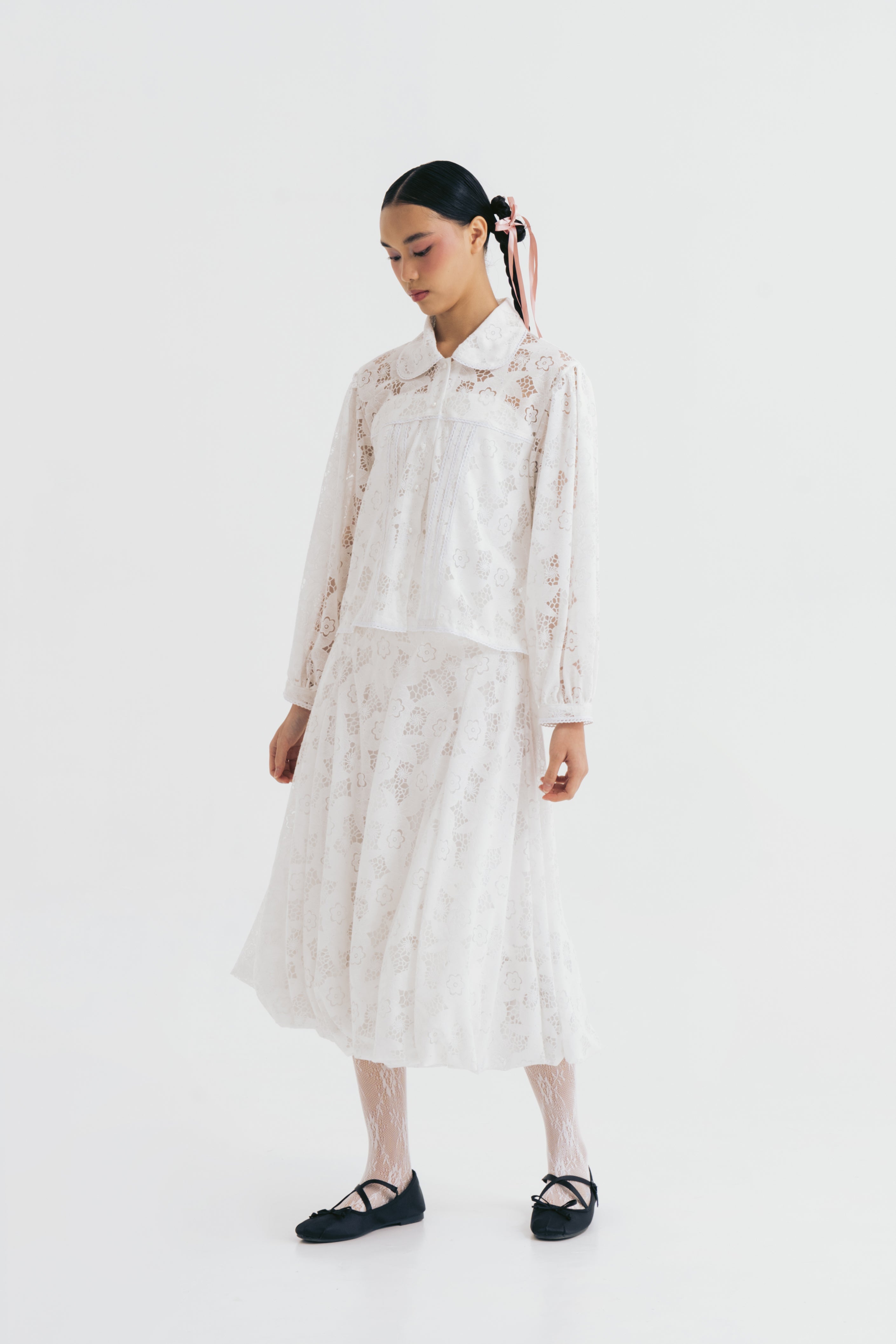 GHENA TOP WHITE